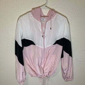 Baby pink windbreaker